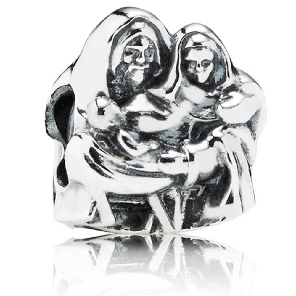 Genuine Retired PANDORA Holy Family Charm; 791369
